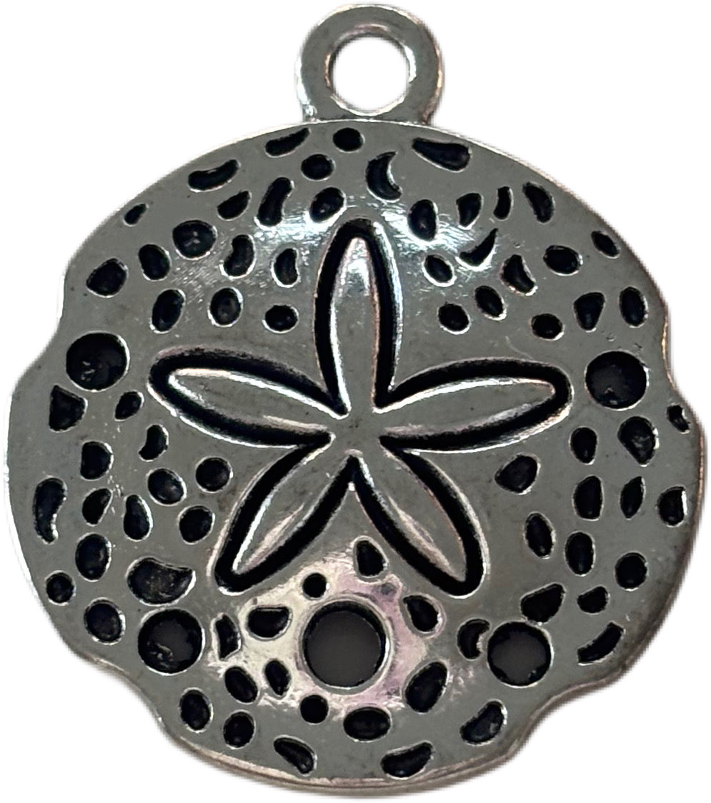 Silver Sand Dollar Charm
