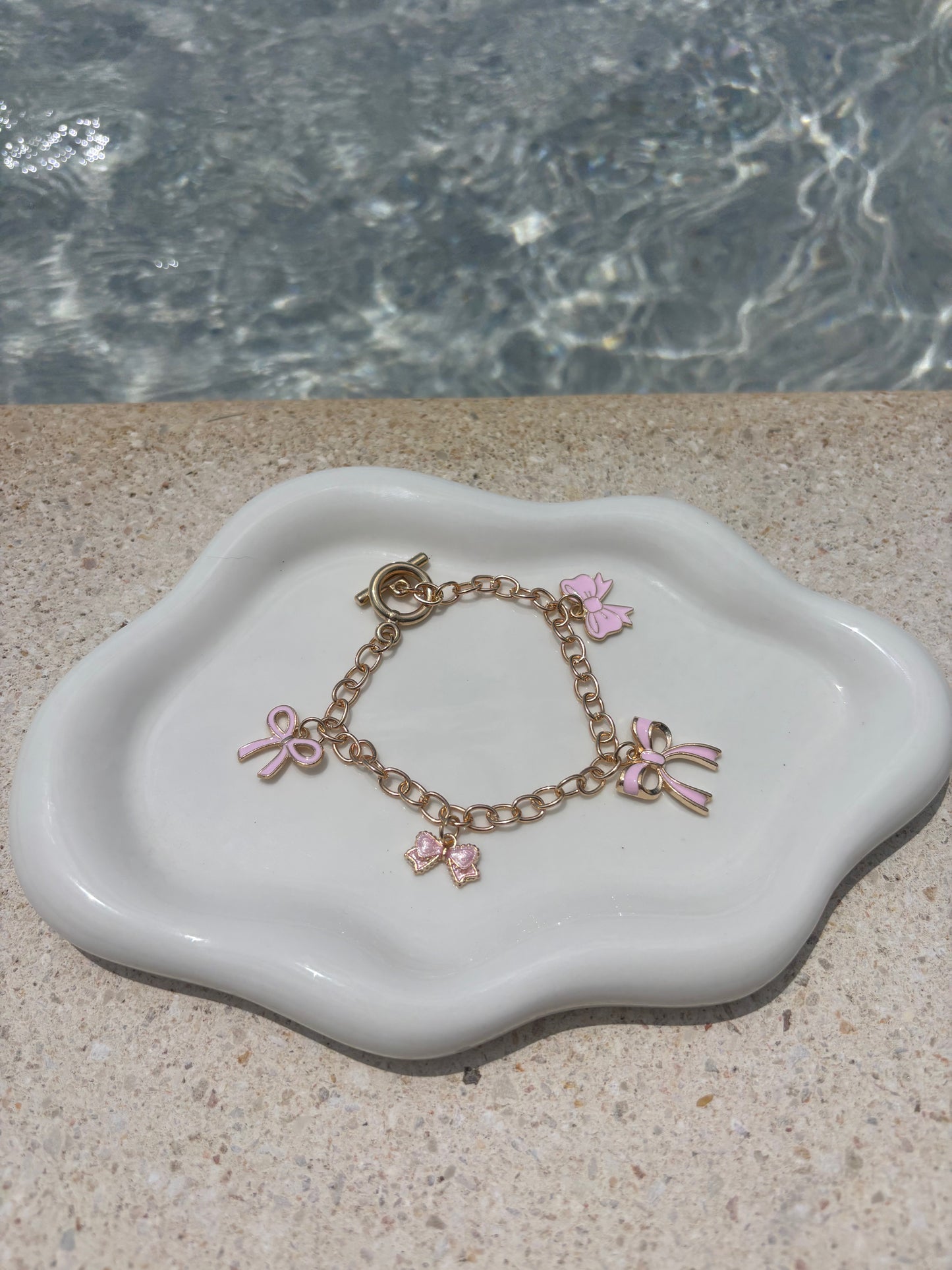 Bow Charm Bracelet