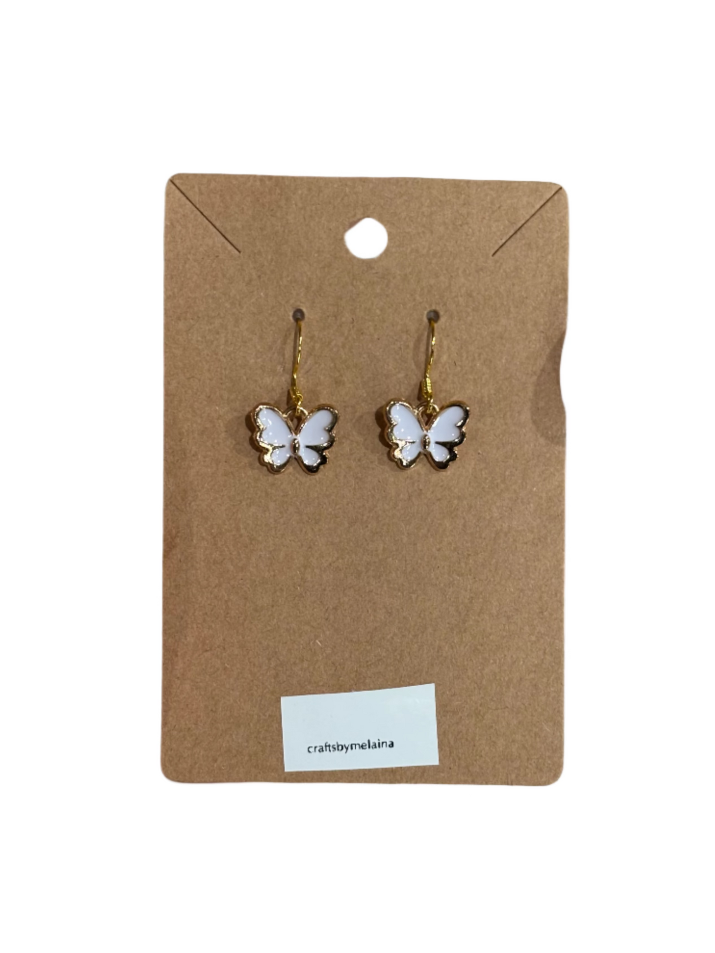 Gold Butterfly Earrings