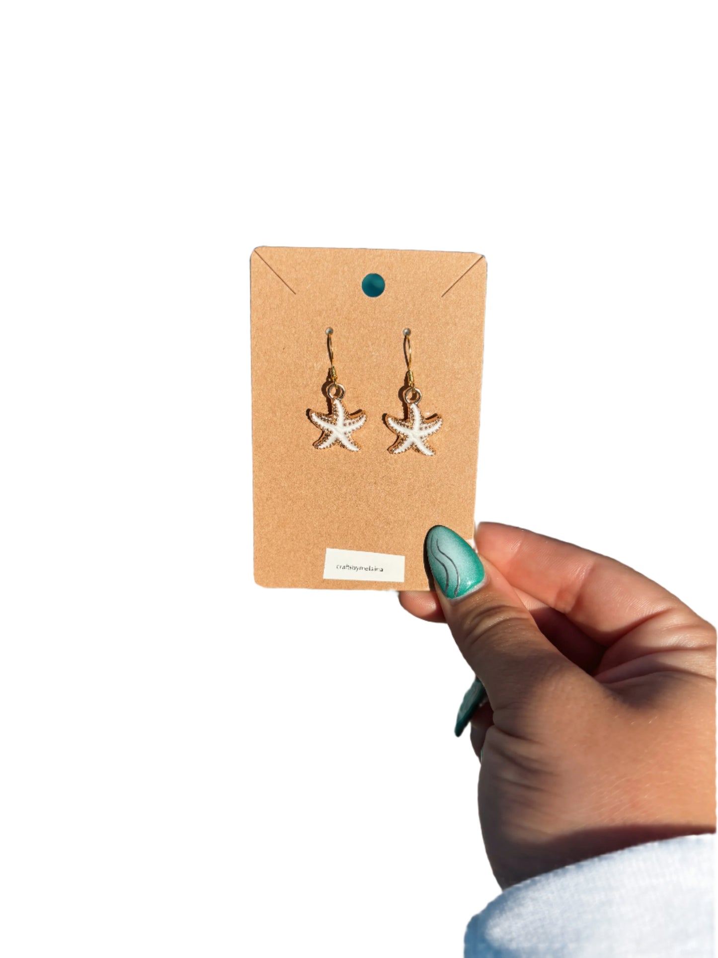 Gold Starfish Earrings