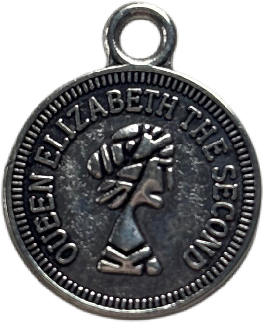 Silver Coin Charm