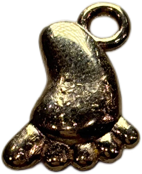 Gold Baby Foot Charm