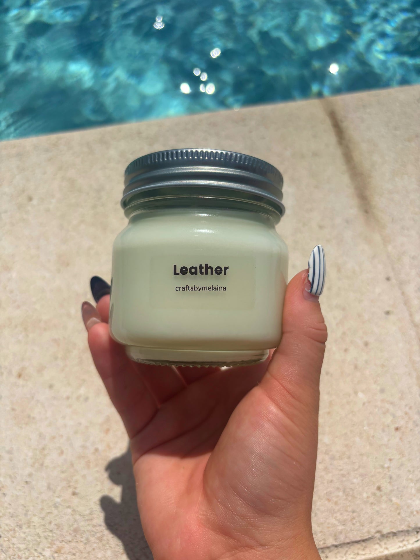 Leather Scented Candle