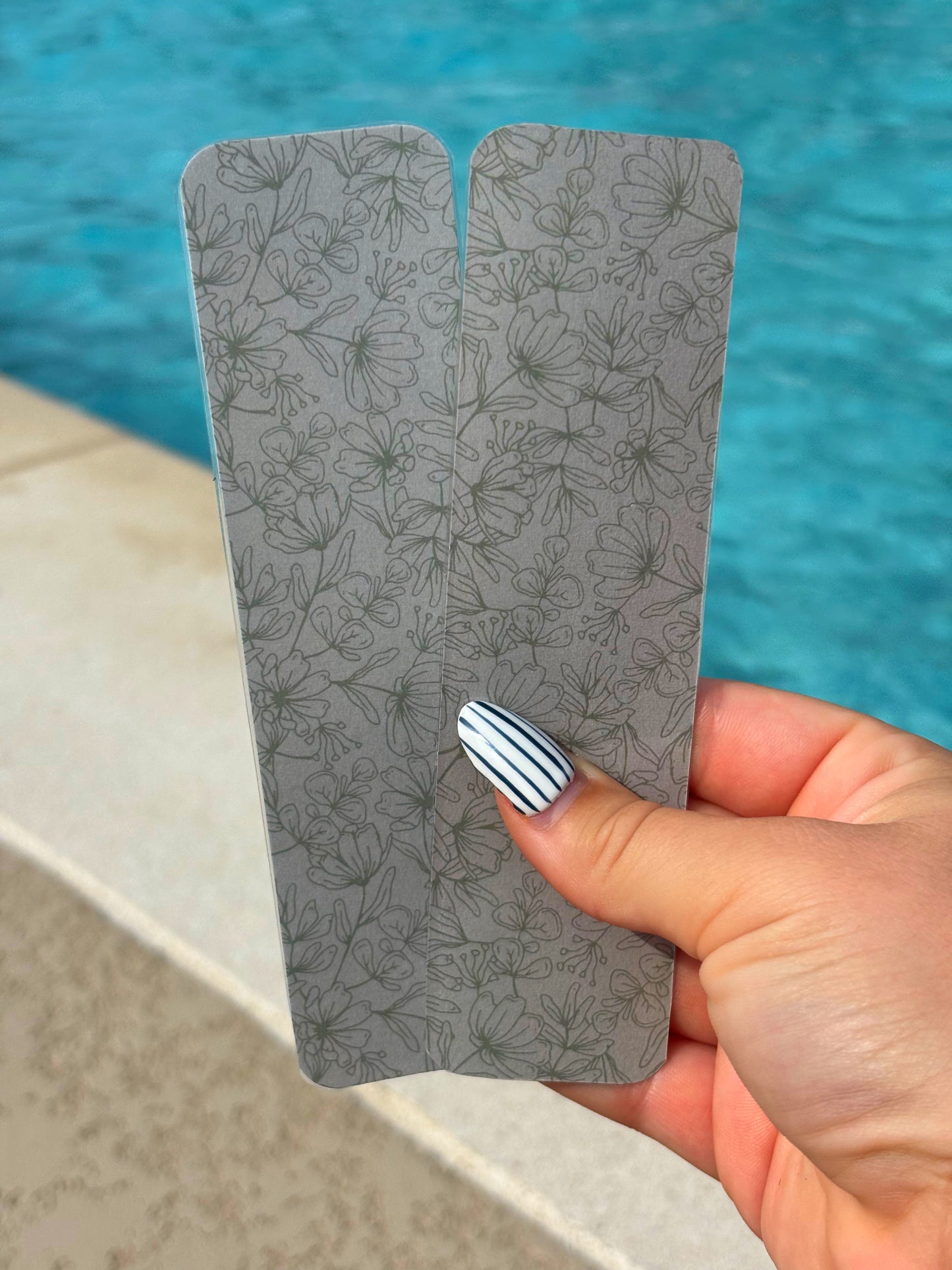 Green Floral Bookmark