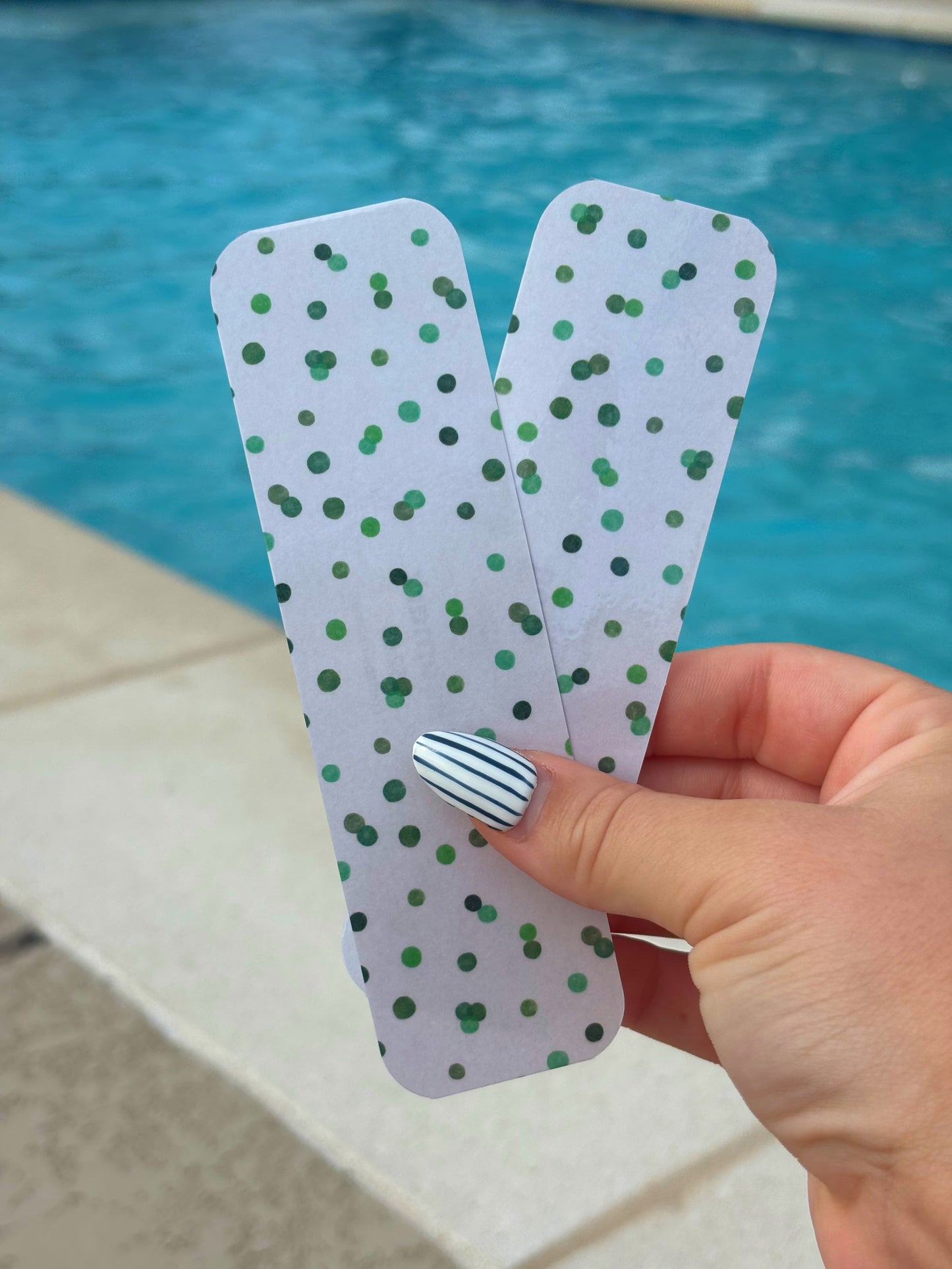 Green Polkadot Bookmark