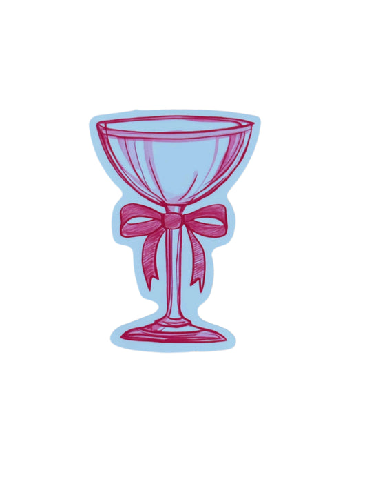 Bow-Tied Cocktail Sticker