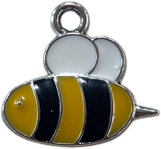 Silver Bee Charm