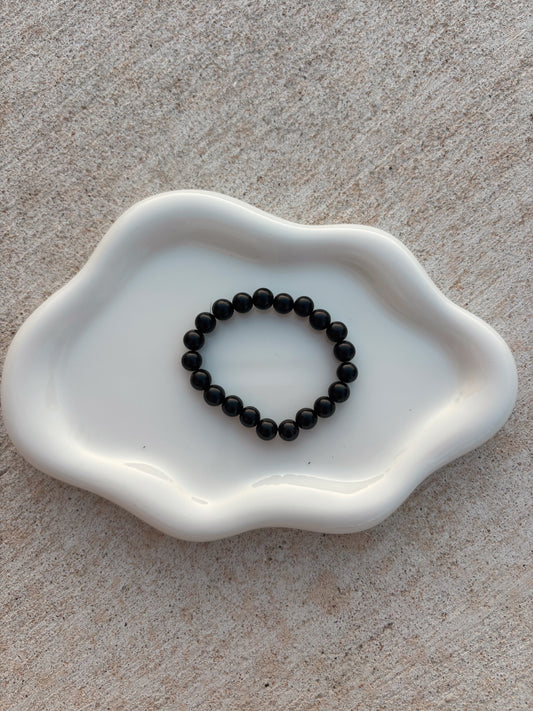 Men’s Black Marble Bracelet