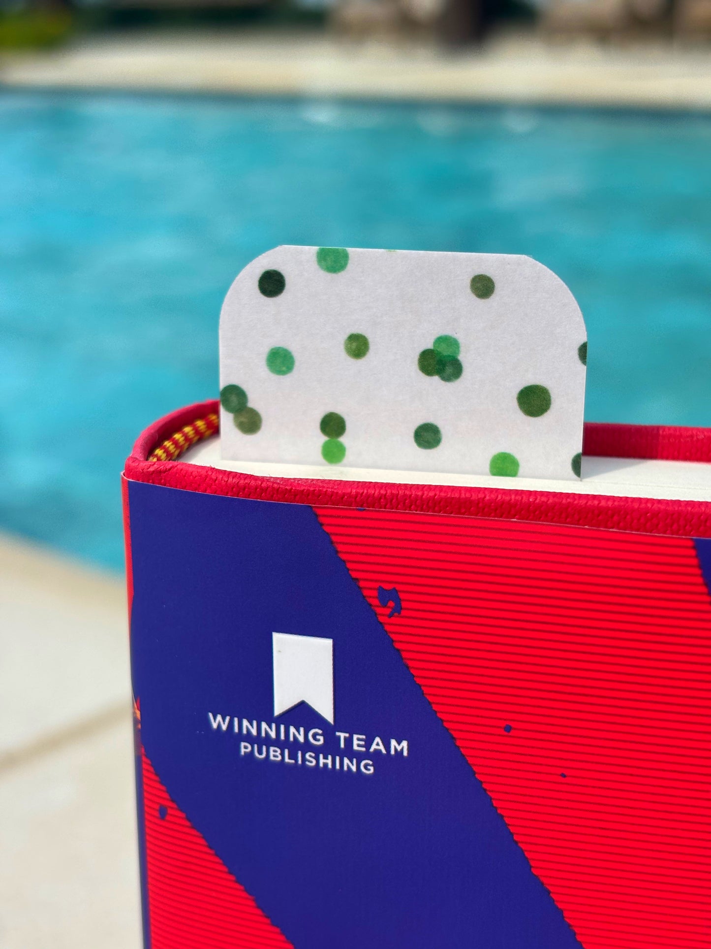 Green Polkadot Bookmark