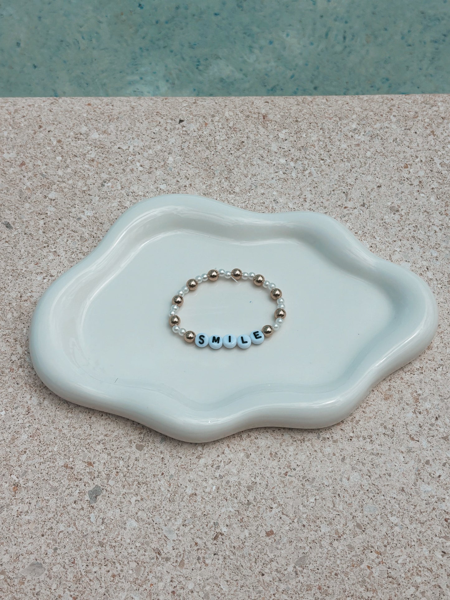 Gold & Pearl “Smile” Bracelet
