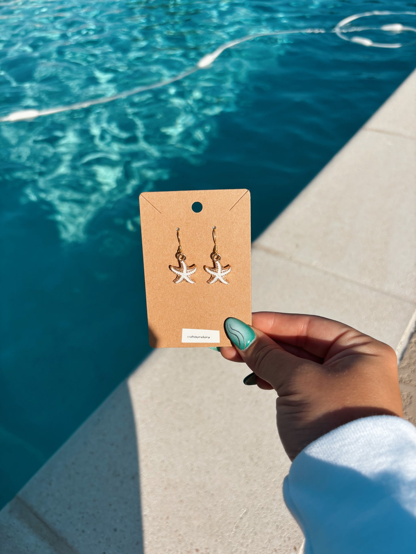 Gold Starfish Earrings