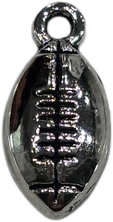 Silver Football Charm