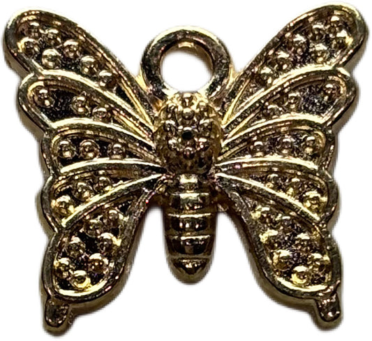 Gold Butterfly Charm
