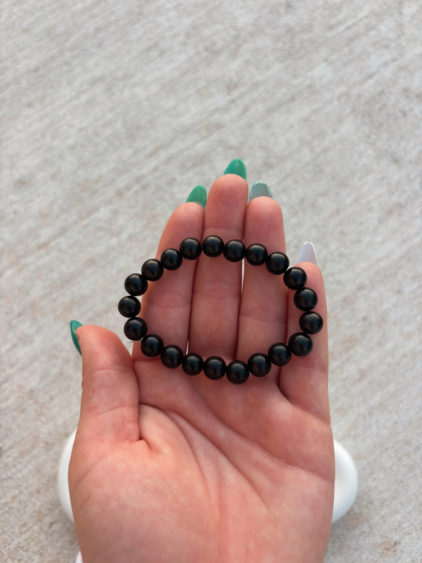 Men’s Black Marble Bracelet