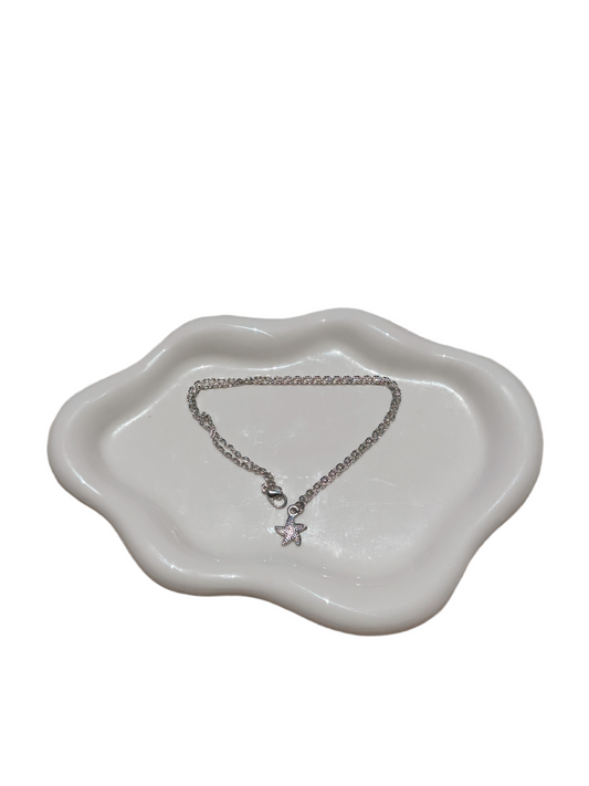 Silver Starfish Necklace