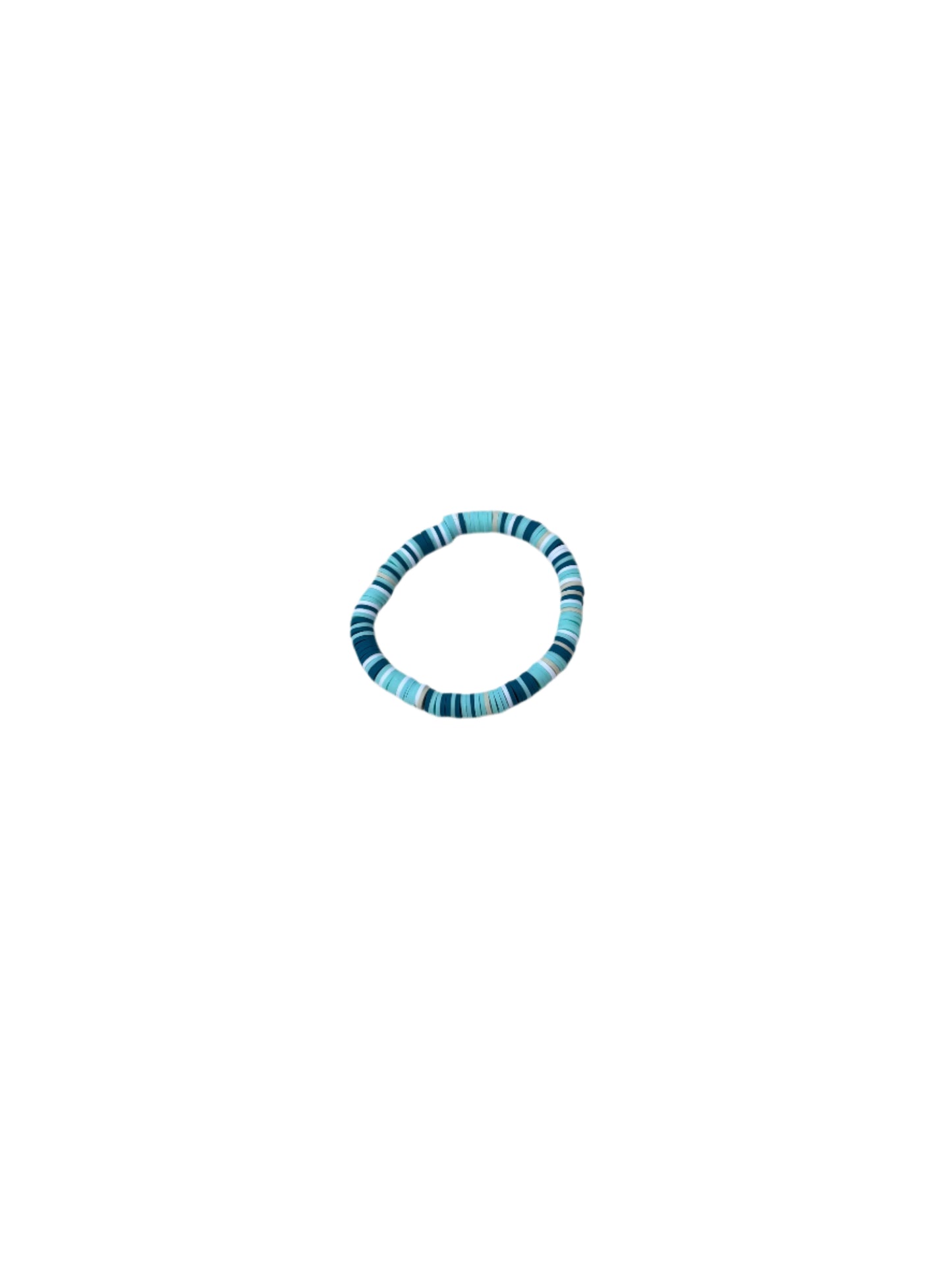 Blue Themed Clay Bracelet