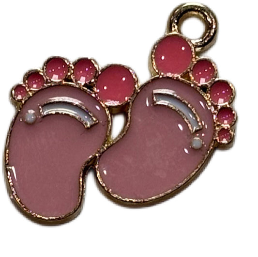 Silver Baby Girl Charm