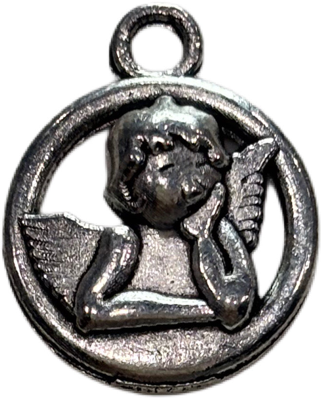 Silver Angle Charm