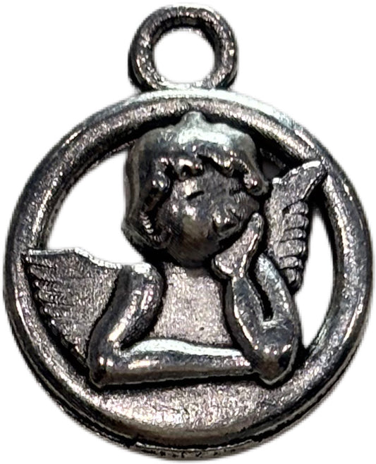Silver Angle Charm
