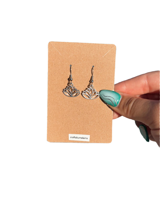 Silver Leaf Earrings