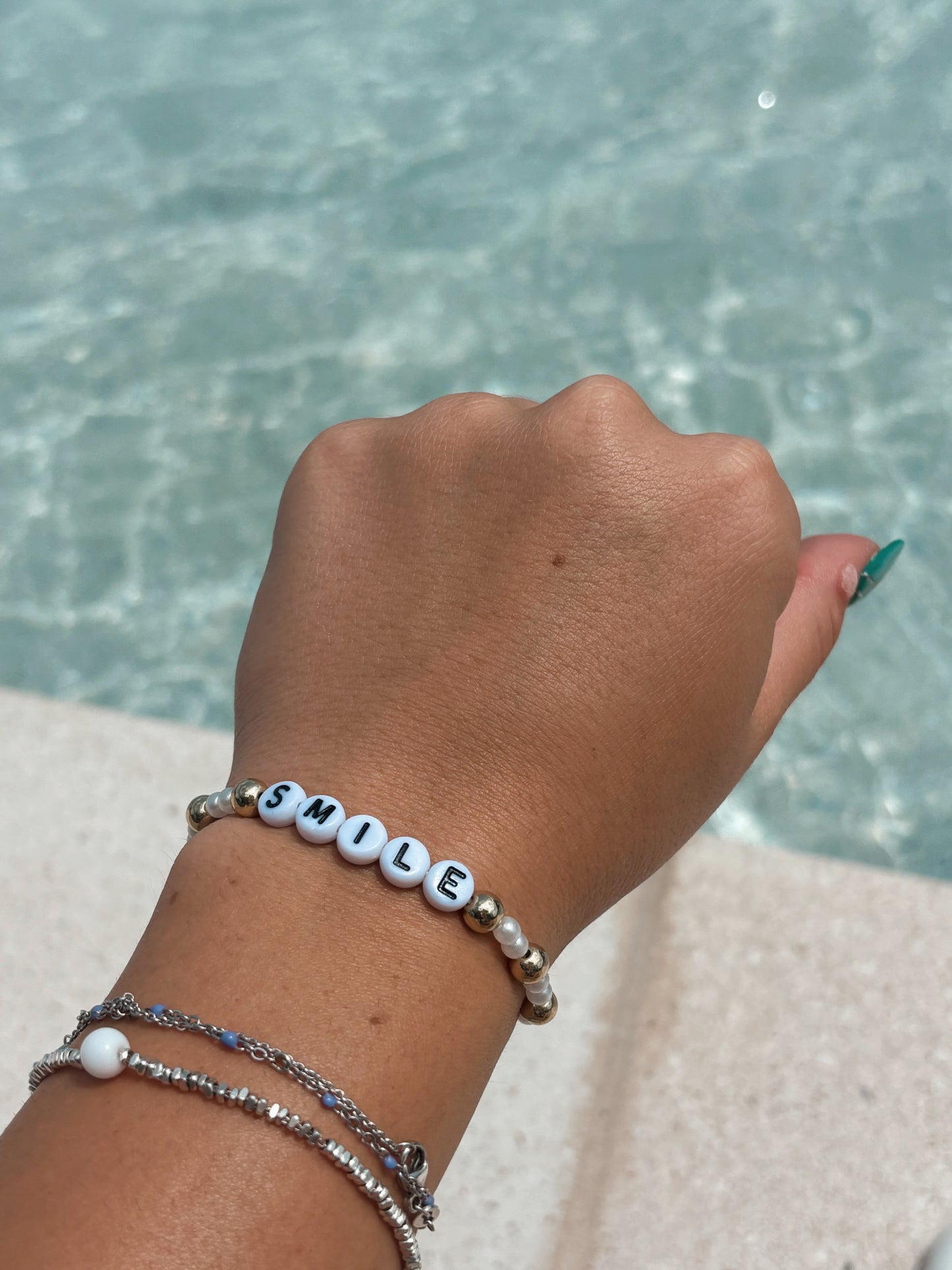 Gold & Pearl “Smile” Bracelet
