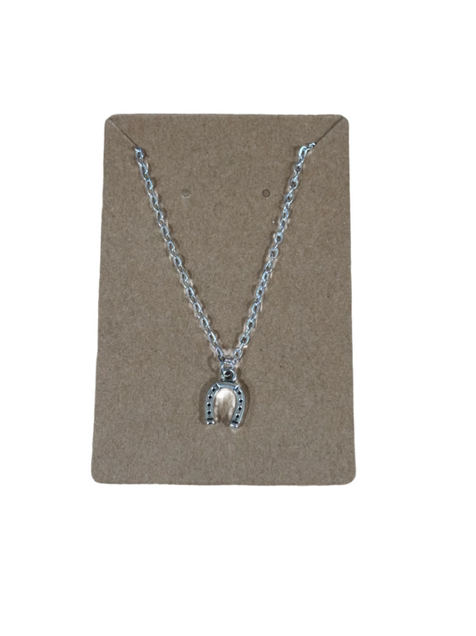 Silver Horsehoe Necklace